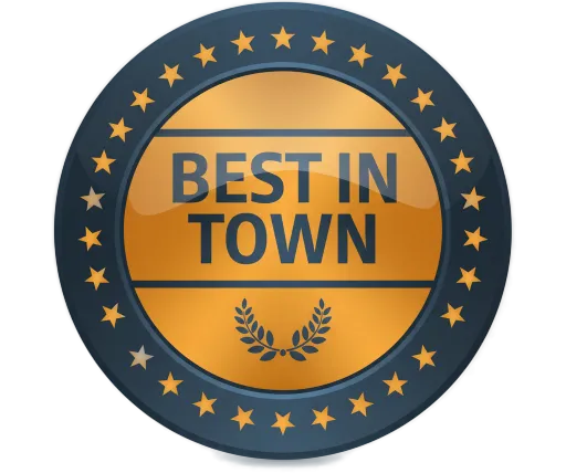 Best in Town badge